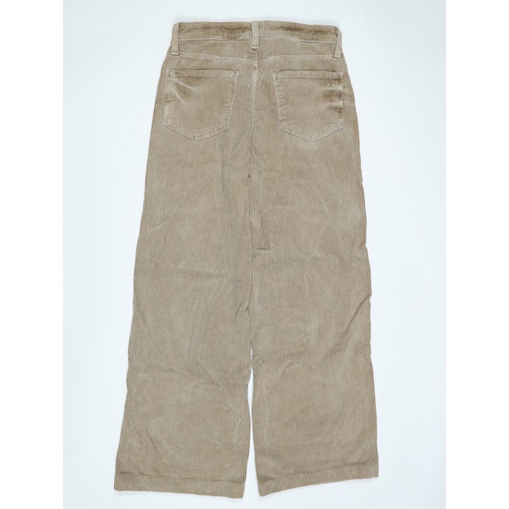 L’AGENCE Scottie Wide Leg Corduroy Pants 26 High Rise Beige Taupe Quiet Luxury - Picture 7 of 14